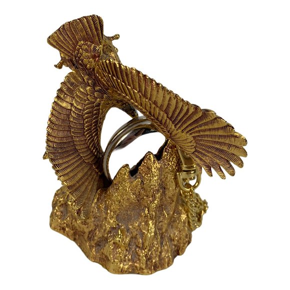 Franklin Mint Bald Eagle Wings of Freedom Heart of Glory Pocket Watch & Display - Picture 5 of 8